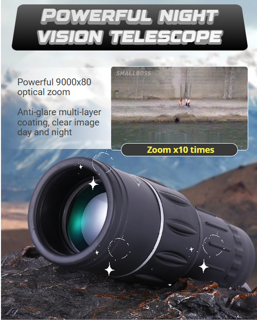 Powerful night vision telescope