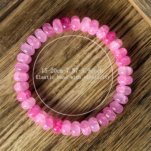 Agate Bead Bracelet Cracked Agate Bead Bracelet
