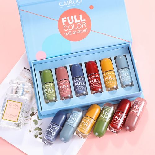 Nail oil 6-color set can be torn, pulled and peeled