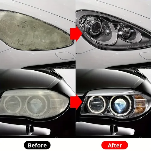 🚘🚘🚘Removedor de sujeira e polidor com revestimento cristalino para faróis de carro💕(50% de desconto por tempo limitado).