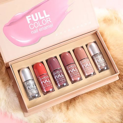 Óleo de manicure 6 cor set rasgável puxável peelable