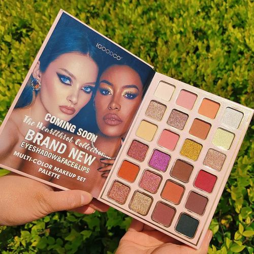 5 camadas livro 78 cores sombra de olho prato perolado matte lantejoulas de alta qualidade