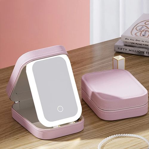 Caixa de jóias cosmética LED