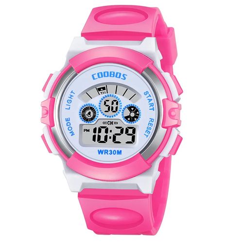 Dynamic Color design Fashion Girls Boys Sport led Digital Watch Electronic children's watch