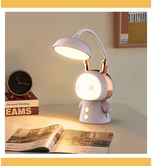 Dobrável Led lâmpada de cabeceira recarregável para proteção ocular, estudante, crianças aprendendo lâmpada, lâmpada de mesa
