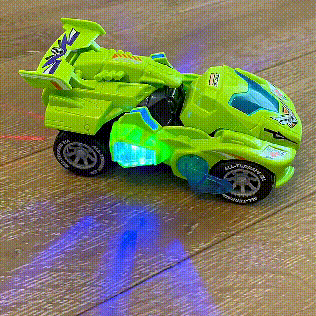 DINOSSAURO TRANSFORMAÇÃO CARRO BRINQUEDO