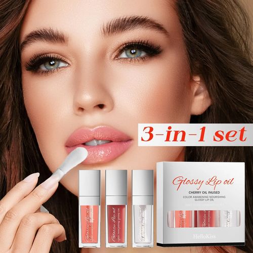 Lip gloss conjunto de 3 peças (50% de desconto por tempo limitado)