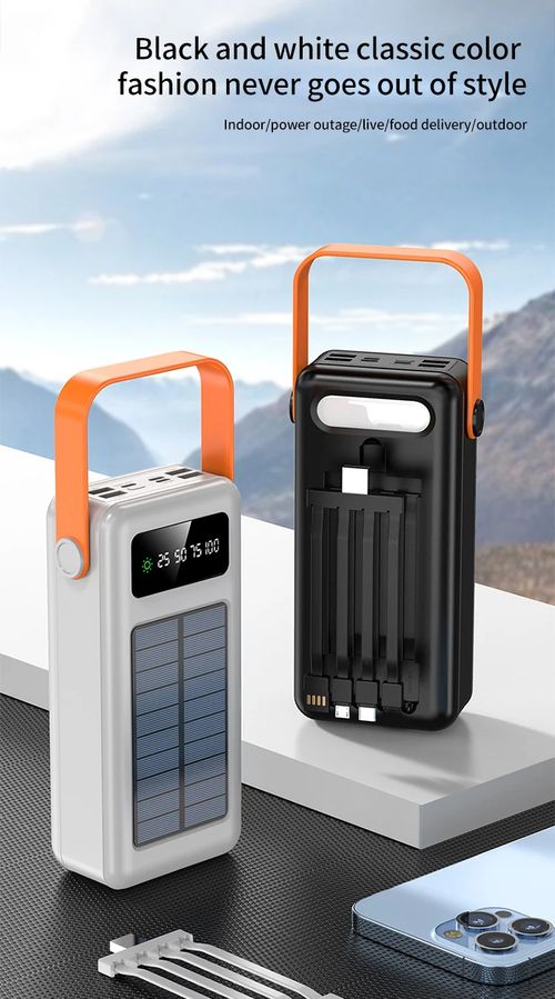 Banco de carregamento solar 30000mAh para 150000mAh super grande capacidade
