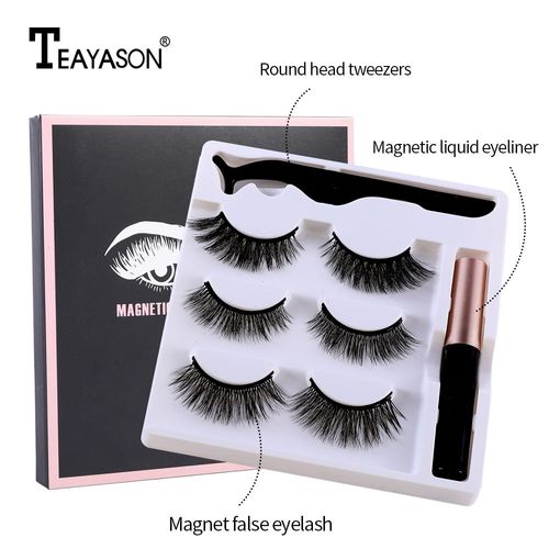 Quantum magnetic eyelash eyeliner líquido set