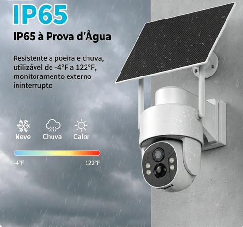 Solar-powered 4G security camera with 4MP high-definition night vision, built-in cellular network module, no need for WiFi connection. Ideal for outdoor use in farms or homes, features IP65 waterproof rating, supports 4G LTE data service, and can be activated for monitoring.
