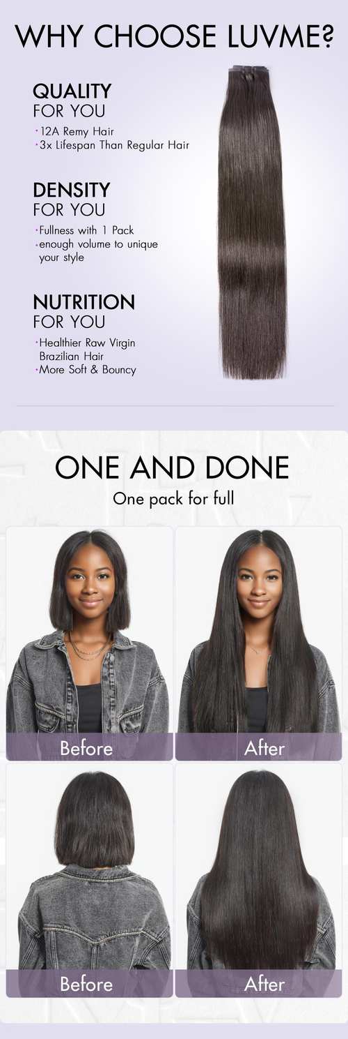 Black long straight wig pieces,Clip-In Synthetic Hair Extensions,5PCS Thick Hairpieces,Extensions for Women, 24 Inch Black Natural Blend