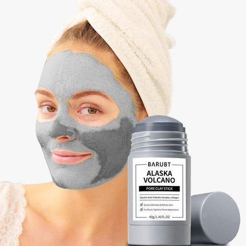 Clay Stick 2PCS Combo ,Mugwort Clarifying , Volcano Detox ,Bright Boost Even Tone Deep Pore Cleansing Oil Control Non-Stripping