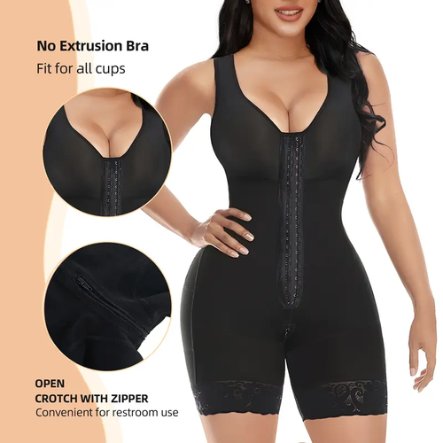 Shapewear for Women Front-Hook Tummy Control Full Shapewear Butt Lifter