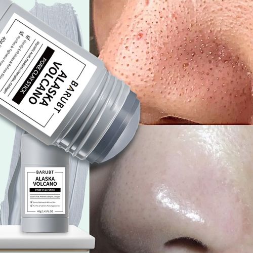Clay Stick 2PCS Combo ,Mugwort Clarifying , Volcano Detox ,Bright Boost Even Tone Deep Pore Cleansing Oil Control Non-Stripping