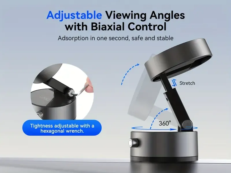 2025 New - 360° Rotation - Upgraded Vacuum Magnetic Phone Holder