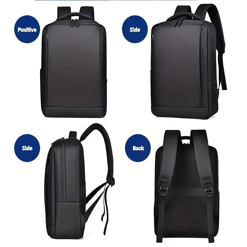 New Men Casual School Backpack, Large Travel Backpack Fit 15.6 Inch Laptop Backpack, Polyester Backpack For Commute College