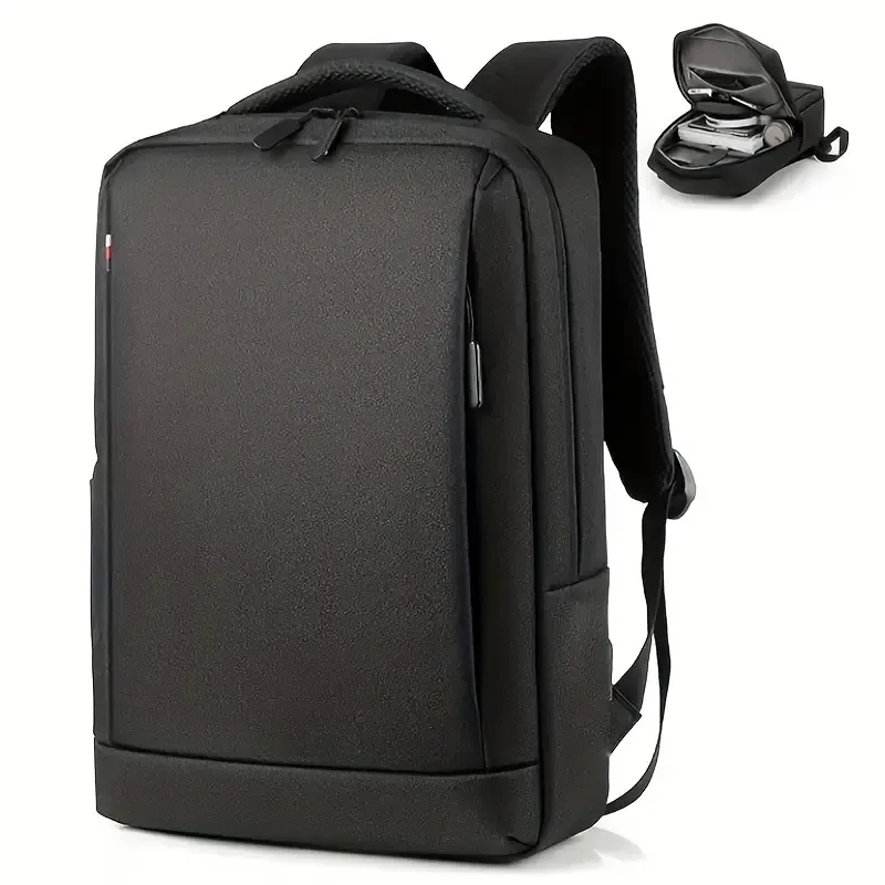 New Men Casual School Backpack, Large Travel Backpack Fit 15.6 Inch Laptop Backpack, Polyester Backpack For Commute College
