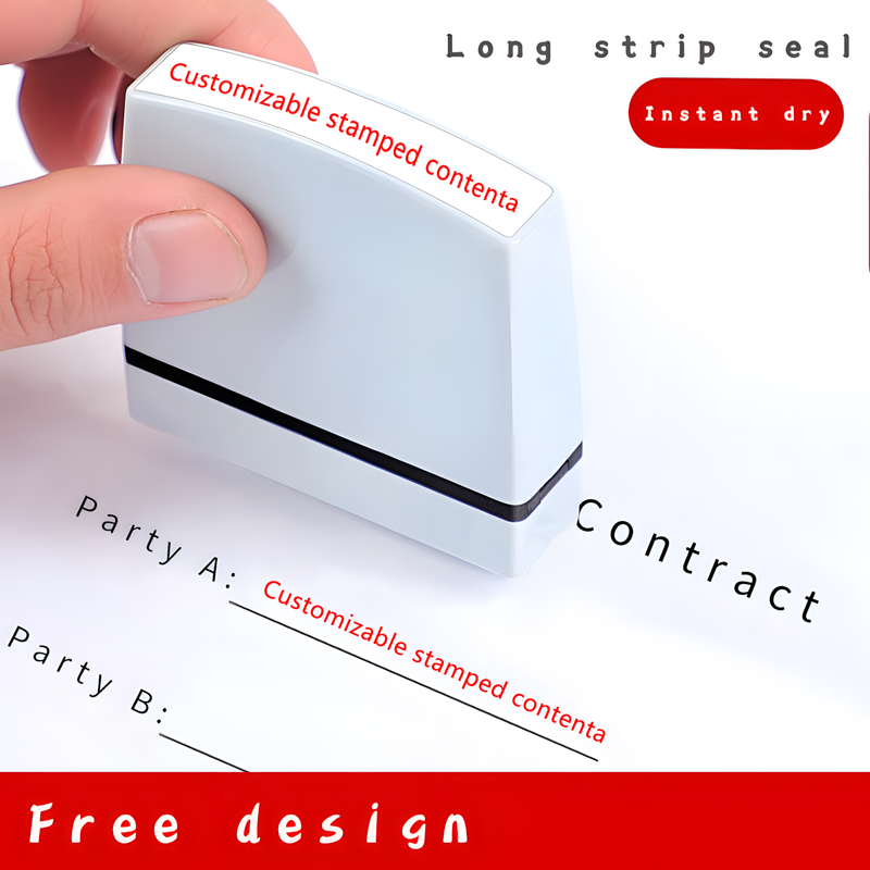 Customized Rectangle Phone Number Stamp, Self-Inking Stamper, Premium Personalized Design, Suitable For Professionals Like Nurses, Showcases Individuality And Professionalism Multi-Functional,Compact