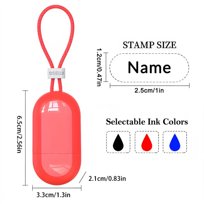 Customized Signature Stamp, Handwritten Signature Stamp, Automatic Press Signature Stamp, High-End Private Customization, Perfect For Professionals Like Nurses, Showcases Personality And Professionalism Back To School