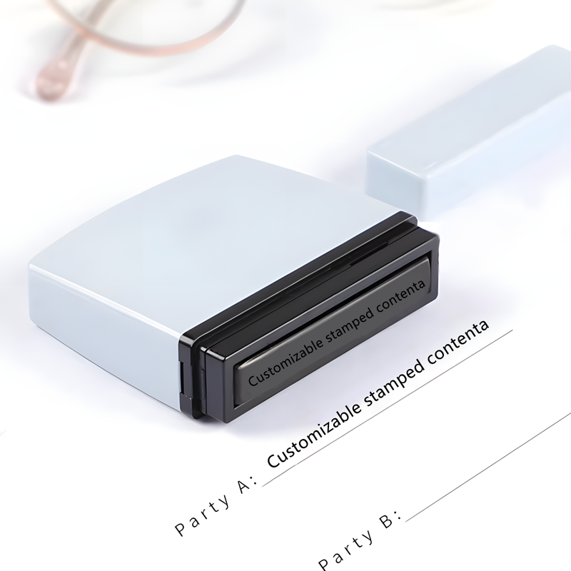 Customized Rectangle Phone Number Stamp, Self-Inking Stamper, Premium Personalized Design, Suitable For Professionals Like Nurses, Showcases Individuality And Professionalism Multi-Functional,Compact