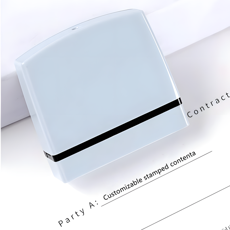 Customized Rectangle Phone Number Stamp, Self-Inking Stamper, Premium Personalized Design, Suitable For Professionals Like Nurses, Showcases Individuality And Professionalism Multi-Functional,Compact