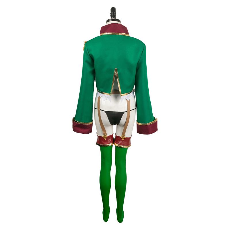 Araga Kiwi Women Green Outfit Cosplay Costume