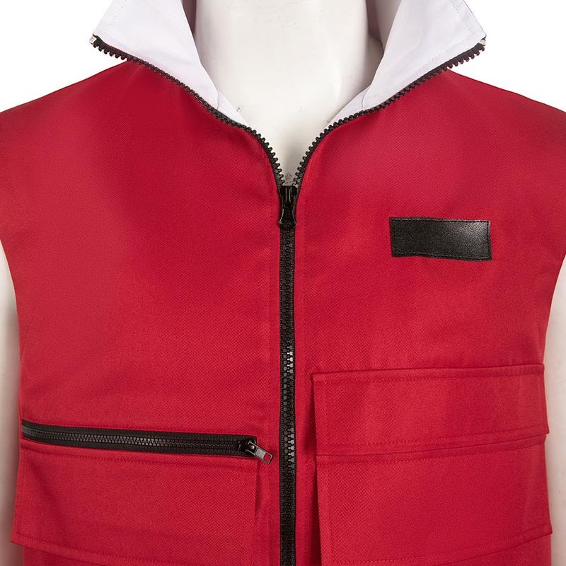 Boy Red Outfit Cosplay Costume