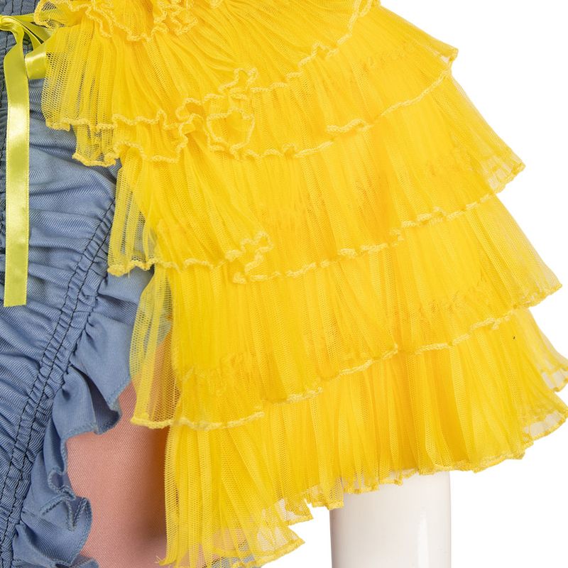 Bella Baxter Women Pink Blue Dress Cosplay Costume