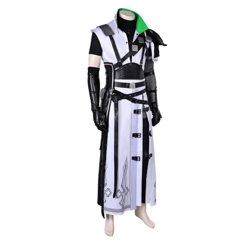 FF Cloud Strife White Cosplay Costume