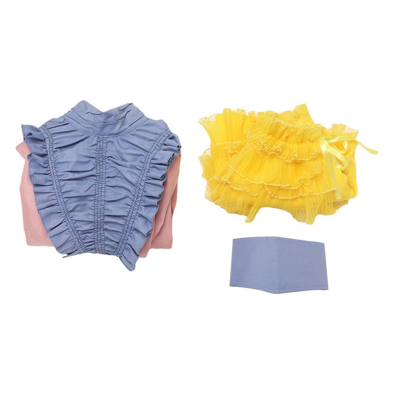 Bella Baxter Women Pink Blue Dress Cosplay Costume