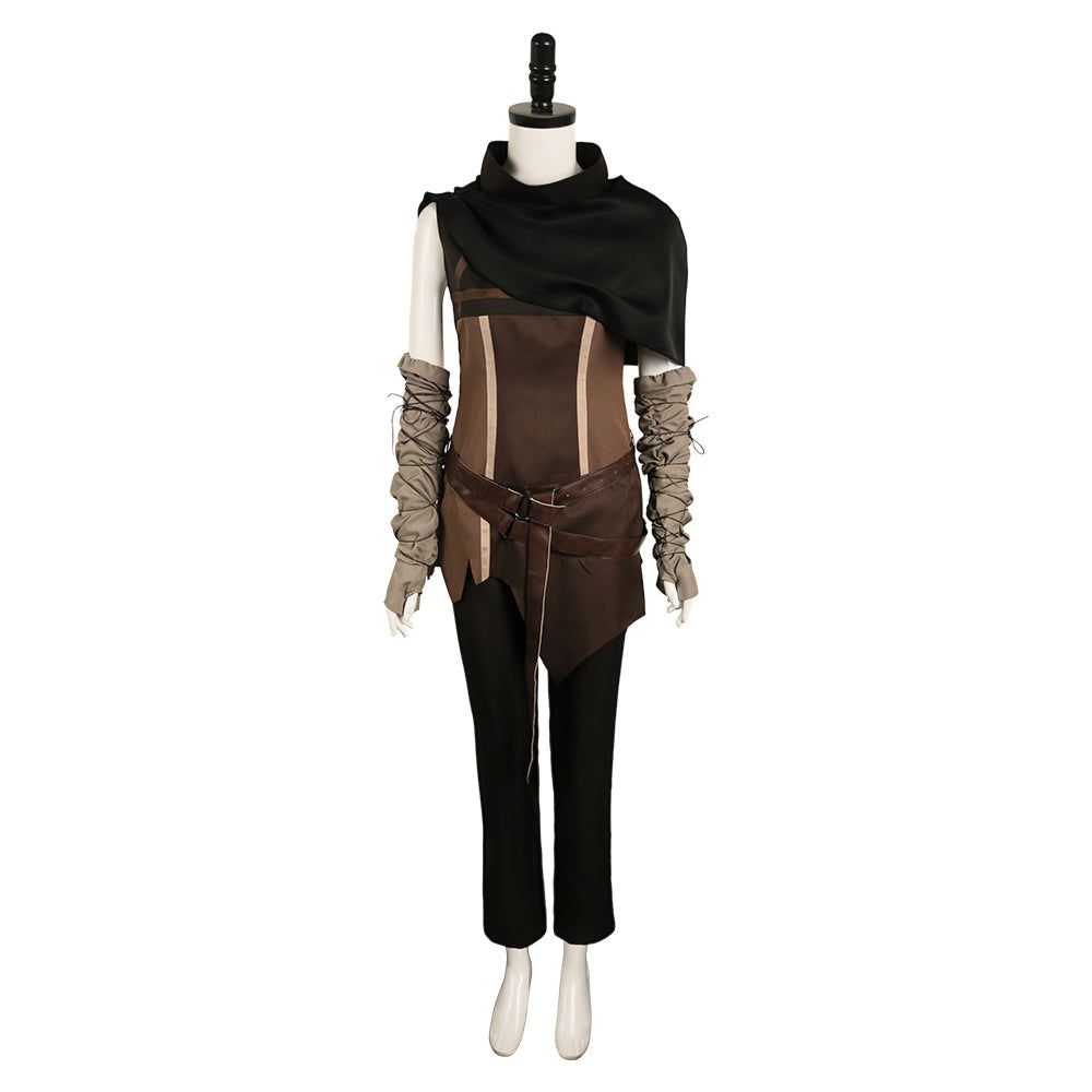 Senua Women Black Outfit Cosplay Costume