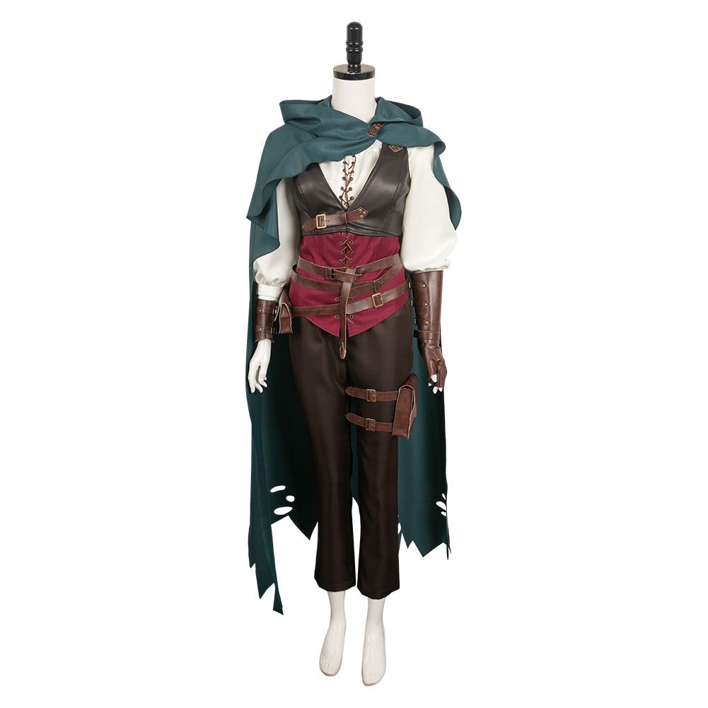 Ulrika Women Brown Outfit Cosplay Costume