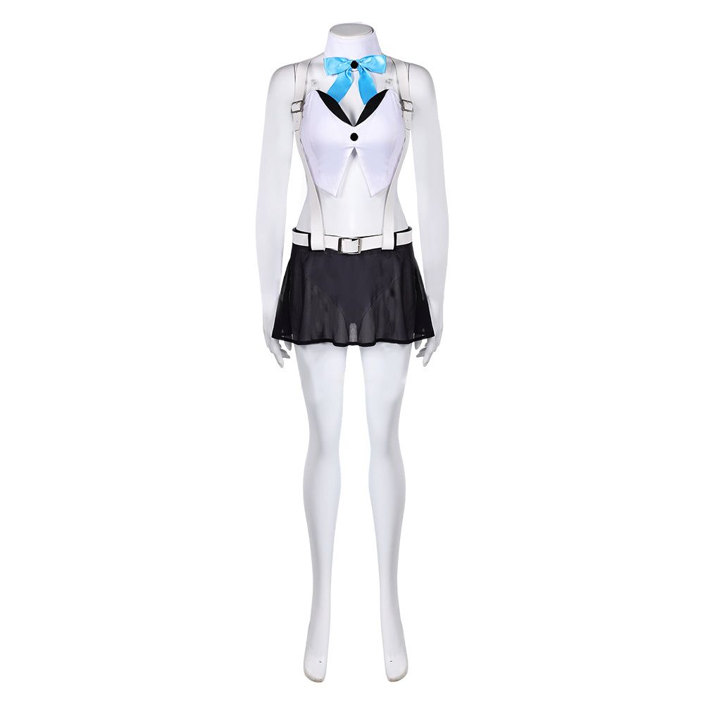 Tifa Lockhart Women White Swimsuit Cosplay Costume