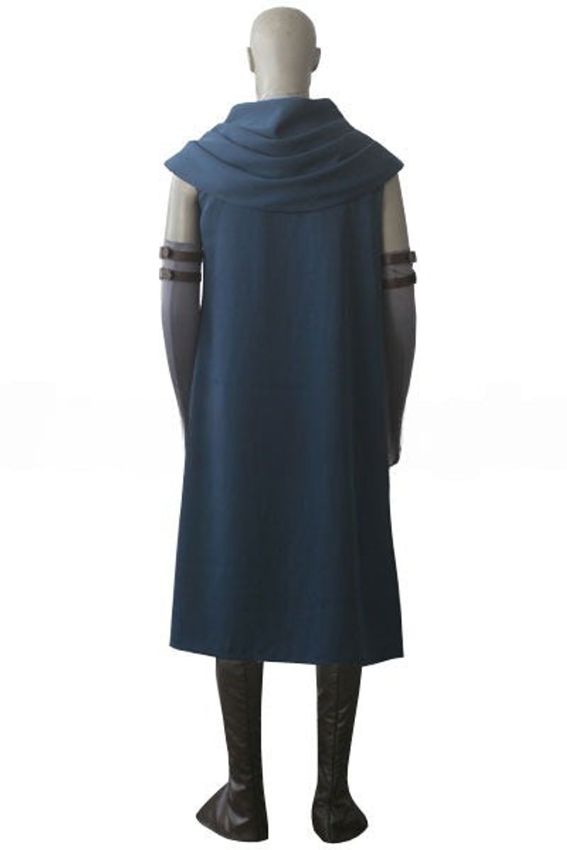Levi Dark Blue Cloak Cosplay Costume