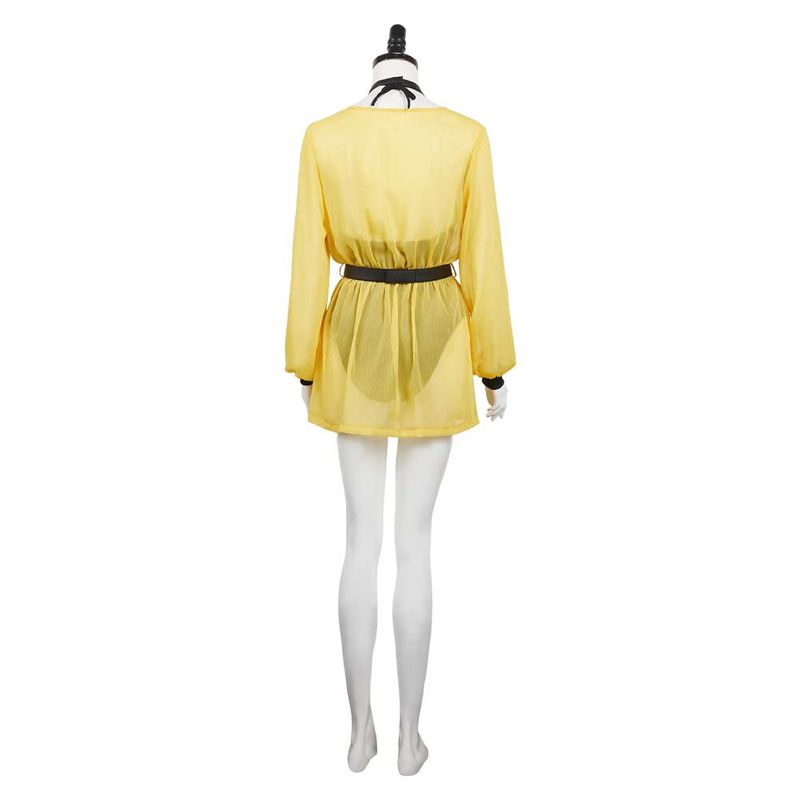 Silk Spectre Women Yellow Outfit Cosplay Costume