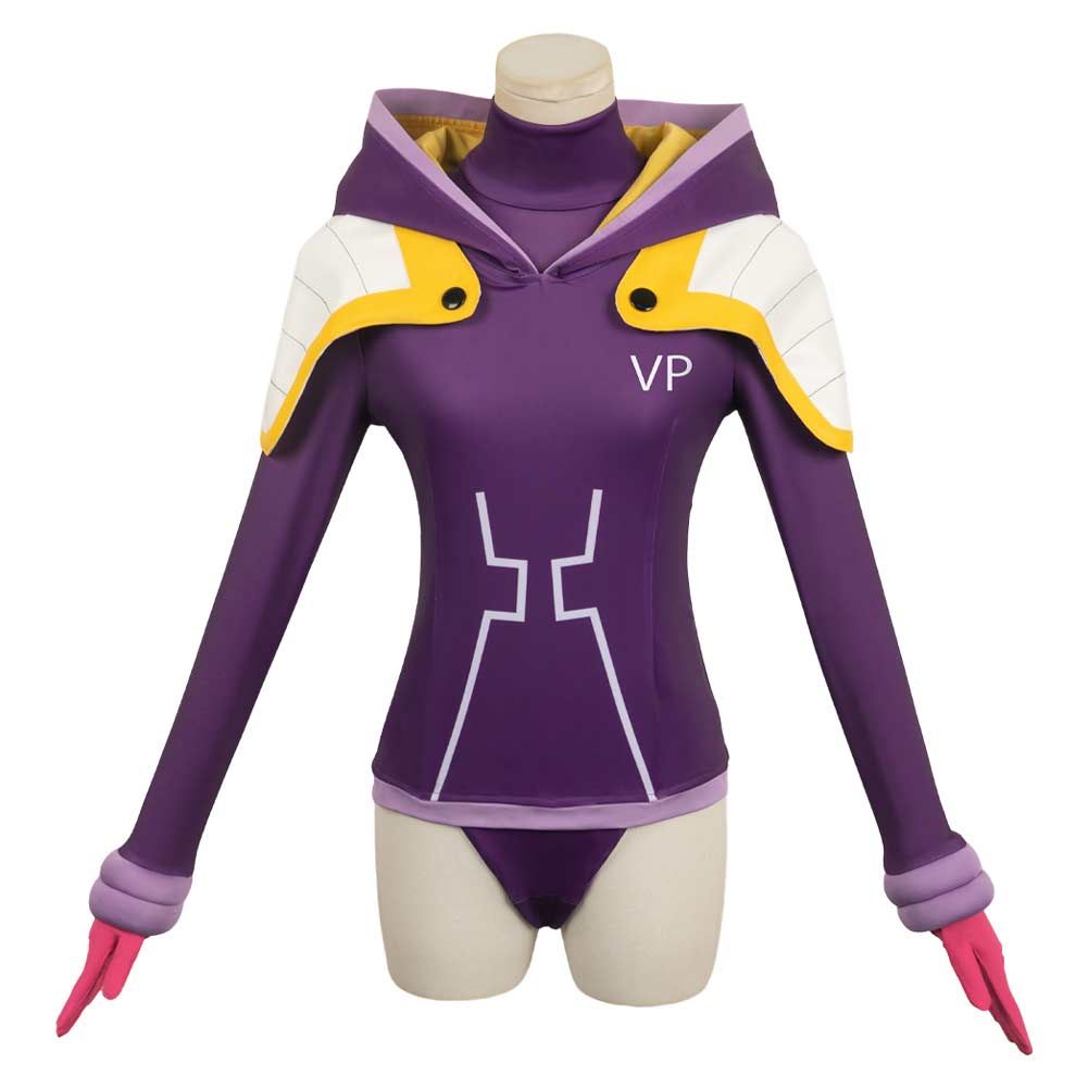Jewelry Bonney Women Purple Jumpsuit Cosplay Costume