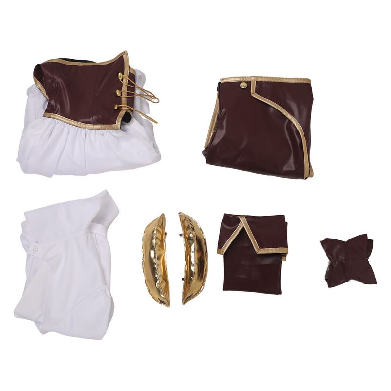 Hiiragi Utena Women Brown Outfit Cosplay Costume
