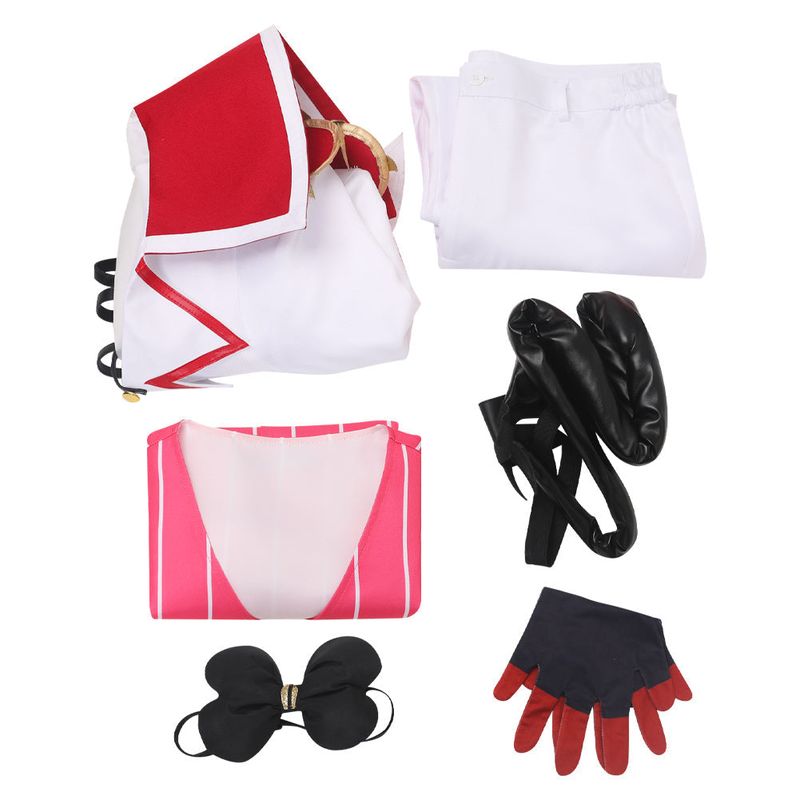 Lucifer Morningstar White Combat Suit Cosplay Costume