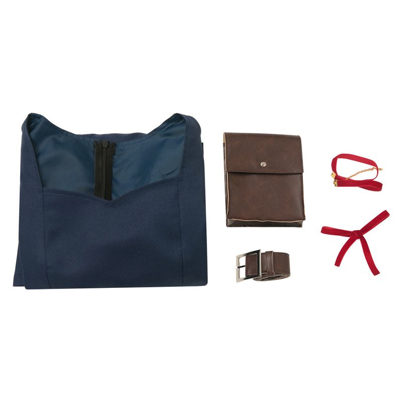 Marcille Women Dark Blue Dress Cosplay Costume