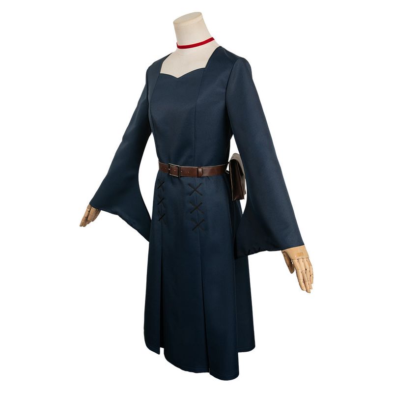 Marcille Women Dark Blue Dress Cosplay Costume
