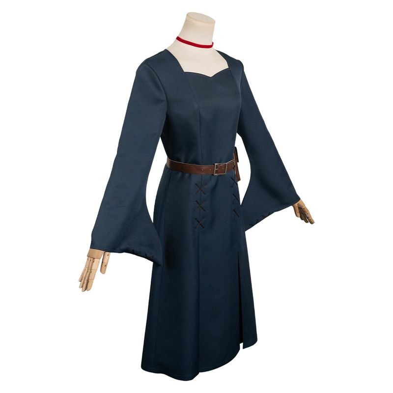Marcille Women Dark Blue Dress Cosplay Costume