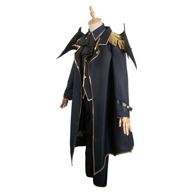 Nagi Seishiro Dark Blue Devil Outfit Cosplay Costume