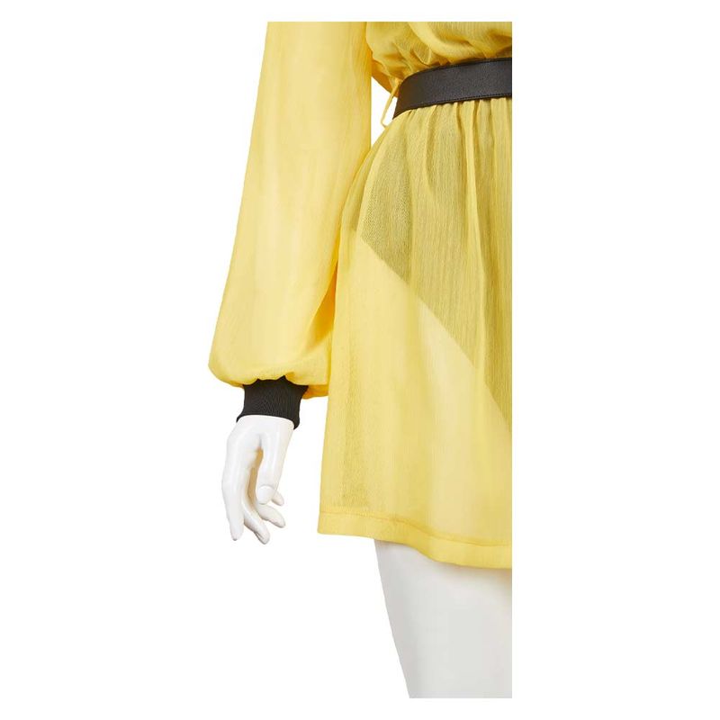 Silk Spectre Women Yellow Outfit Cosplay Costume