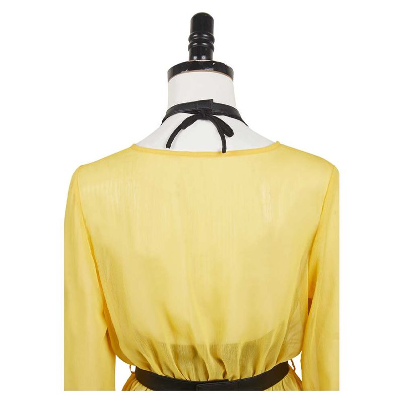 Silk Spectre Women Yellow Outfit Cosplay Costume