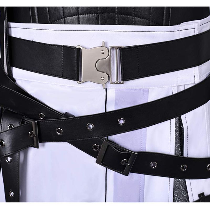 FF Cloud Strife White Cosplay Costume