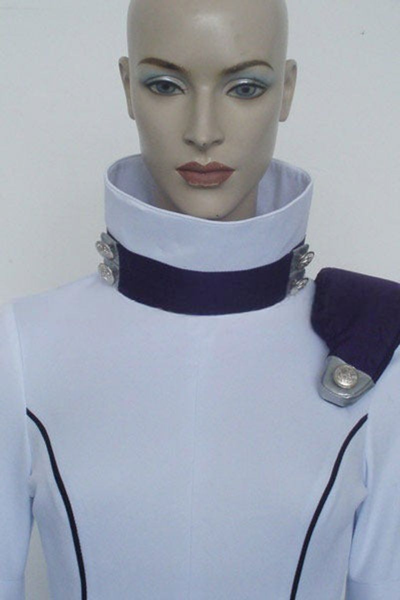 Code Geass C.C. Prison White Outfit Cosplay Costume