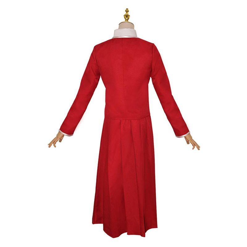 Oto Adashino Women Red Dress Cosplay Costume