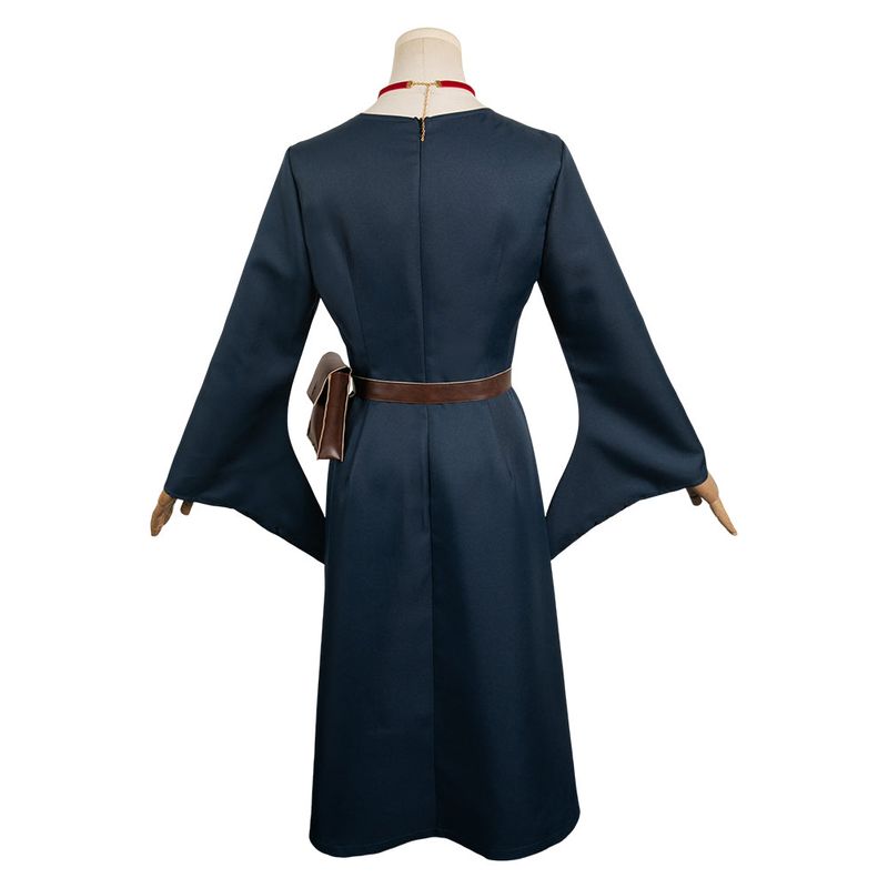 Marcille Women Dark Blue Dress Cosplay Costume