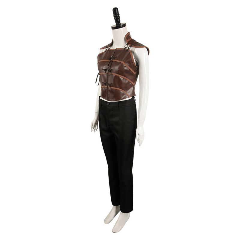 Senua Women Brown Outfit Cosplay Costume