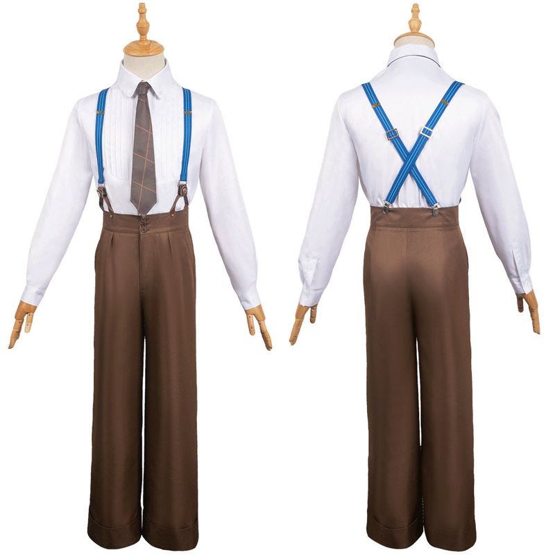 Charlemagne Brown Suit Cosplay Costume